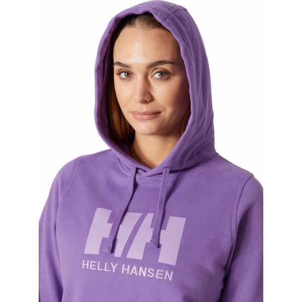 Bluza damska HH Logo Hoodie Helly Hansen - fioletowy