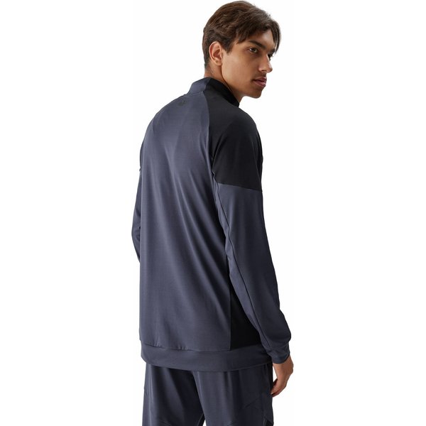 Bluza męska 4FAW23TFSWM210 4F - ciemny szary