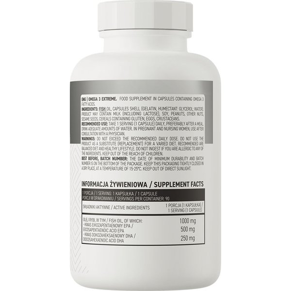 Omega-3 Extreme 90 tabletek OstroVit