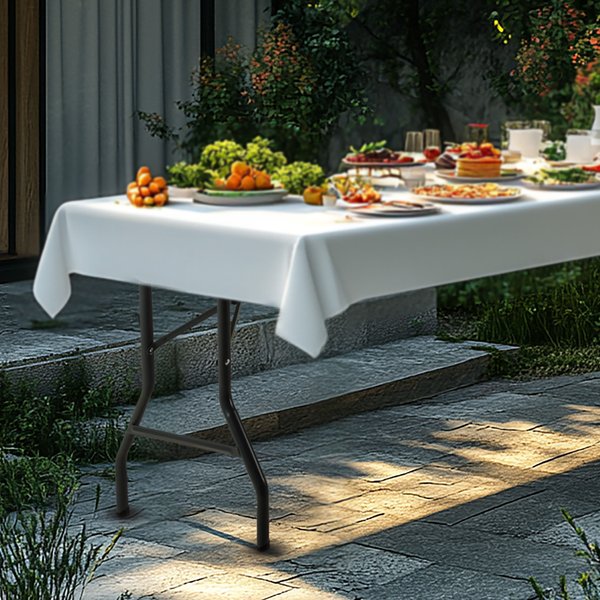 Stół cateringowy, bankietowy rozkładany 180cm Outtec - czarny