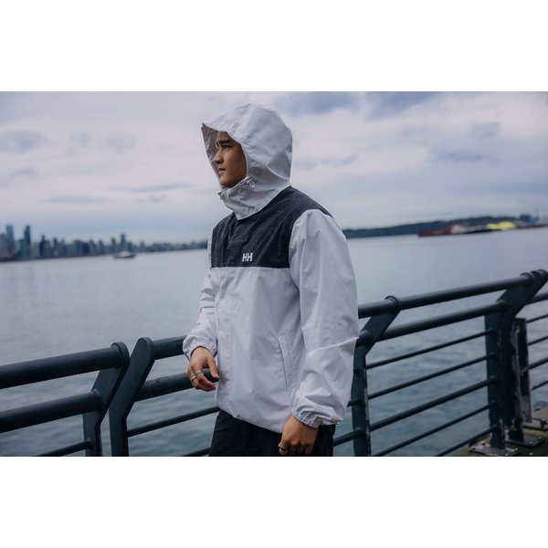 Kurtka męska Vancouver Rain Helly Hansen - orange peel