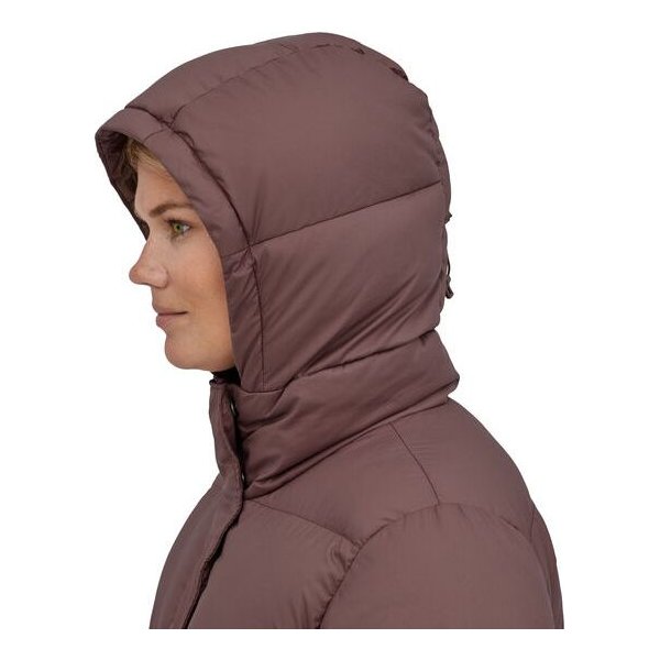 Płaszcz puchowy damski Silent Down Long Parka Patagonia - black