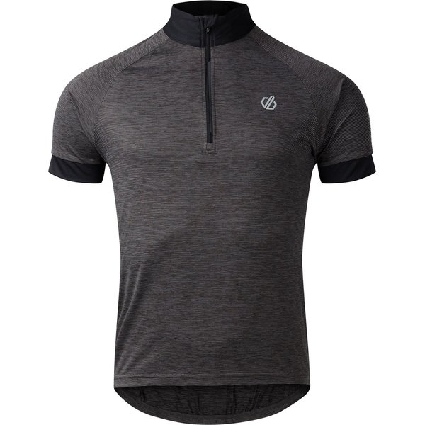 Koszulka rowerowa męska Pedal It Out II Jersey Dare2B - black/charcoal
