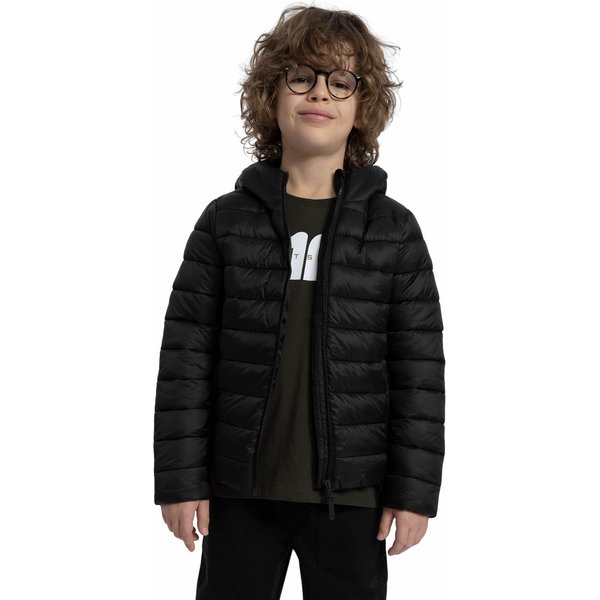 Kurtka puchowa chłopięca 4FJAW23TDJAM273 4F - czarny