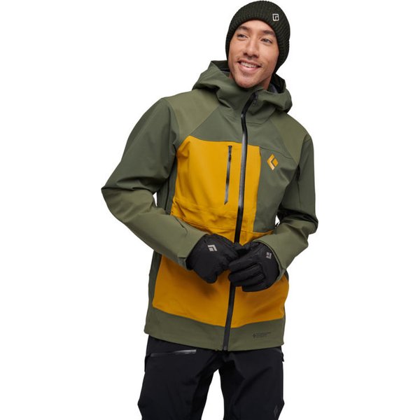 Kurtka narciarska męska Recon Stretch Pro Shell Black Diamond - Tundra-Amber