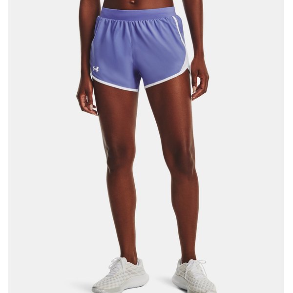 Spodenki damskie Fly-By 2.0 Under Armour - fioletowe
