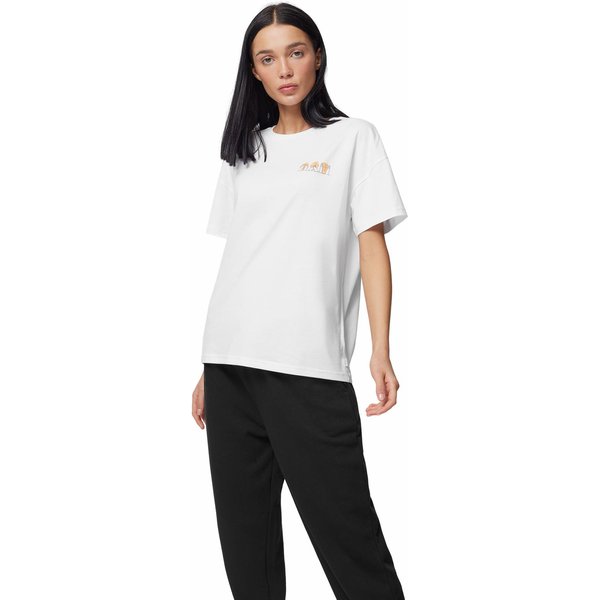 Koszulka damska OTHAW23TTSHF0843 Outhorn - biel