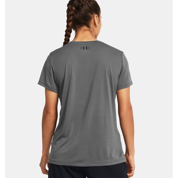 Koszulka damska Tech SSV Solid Under Armour - Castlerock/Black