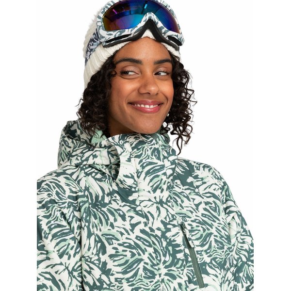 Kurtka narciarska damska Roxy Jetty Roxy - True Black Pansy Pansy