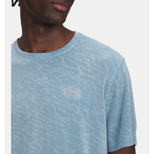 Koszulka męska Launch Camo Shortsleeve Under Armour - Stream / Reflective