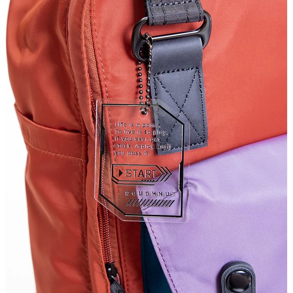 Plecak Macaroon Gamescape Series 16L Doughnut - pomarańczowy/fioletowy/niebieski