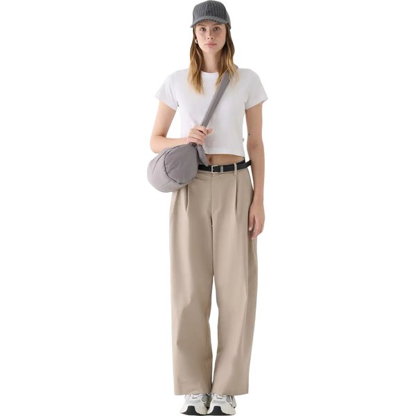 Koszulka, crop top damski OTHWAW24TTSHF2139 Outhorn - biały