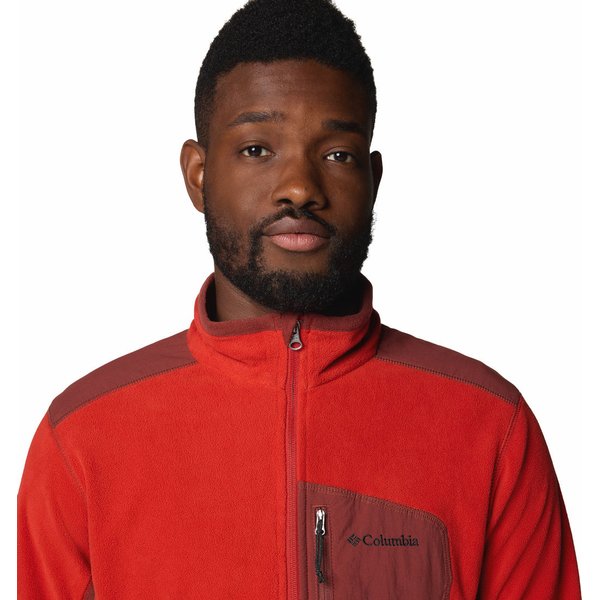 Polar męski Klamath Range Full Zip Columbia - Sail Red, Spice