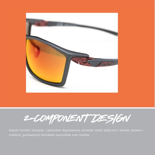 Okulary rowerowe Rocket Q-Lite Alpina - czarny