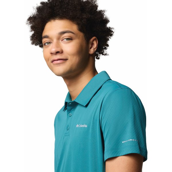 Koszulka męska polo Zero Rules Light Columbia - River Blue