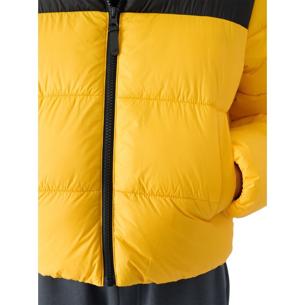 Kurtka puchowa chłopięca TDJAM462 4F - żółty