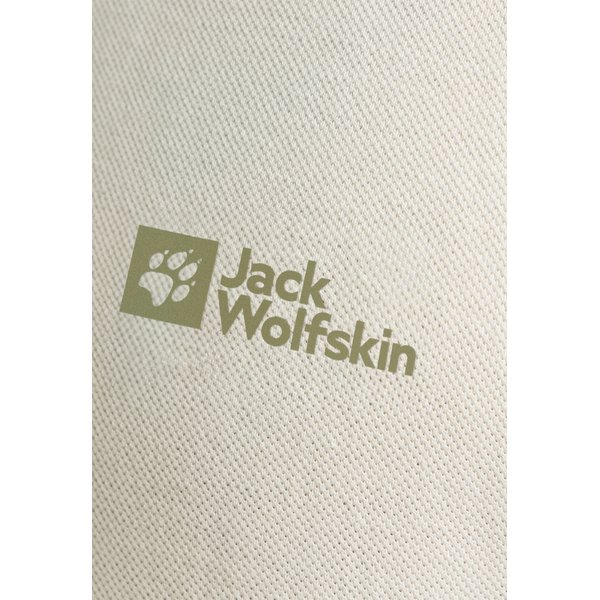 Koszulka męska polo Essential Jack Wolfskin - cotton white