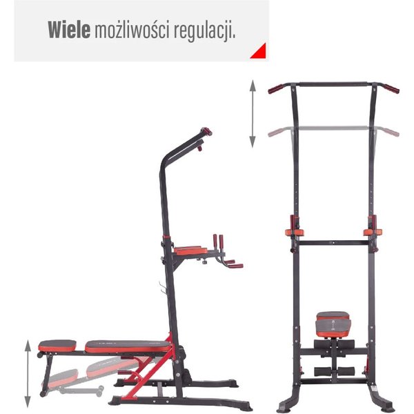 Poręcz wielofunkcyjna z ławką PWL8324 HMS