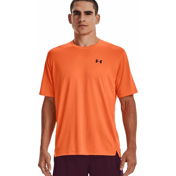 Koszulka męska Tech Vent Under Armour - Orange Blast / Black
