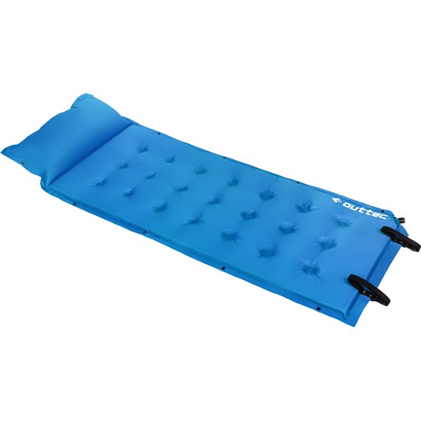 Mata samopompująca z poduszką Naps 193x68x3,5cm Outtec - blue