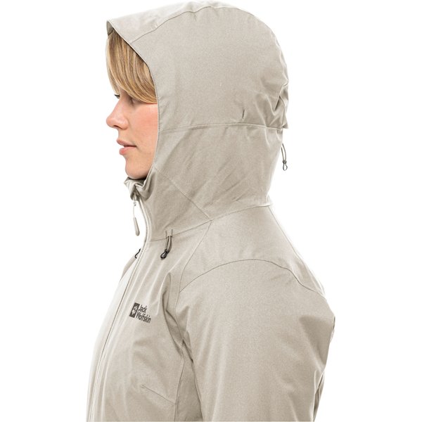 Kurtka puchowa damska, parka Stirnberg Jack Wolfskin - seal