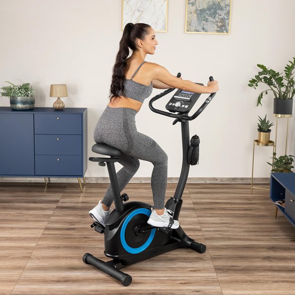 Rower elektromagnetyczny XB3000 Gymtek - niebieski