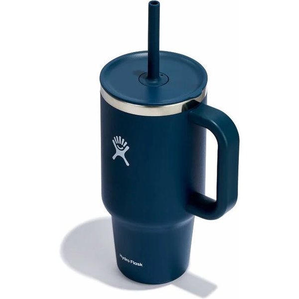 Kubek termiczny ze słomką All Around Travel Tumbler 946ml Hydro Flask - indigo