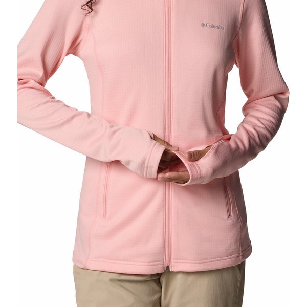 Polar damski Park View Grid Columbia - Pink Sand