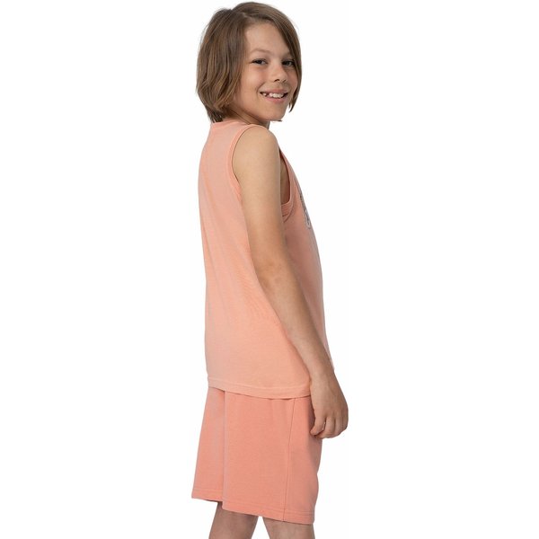 Bezrękawnik chłopięcy 4FJSS23TTSHM287 4F - łososiowa