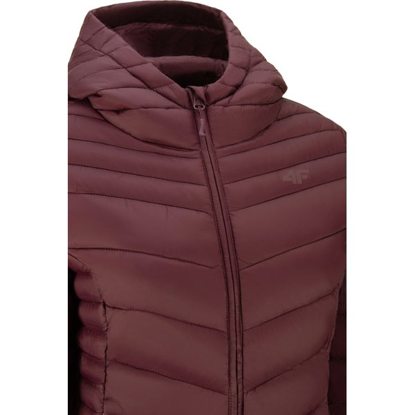 Kurtka zimowa damska 4FAW23TDJAF225 4F - ciemny fiolet