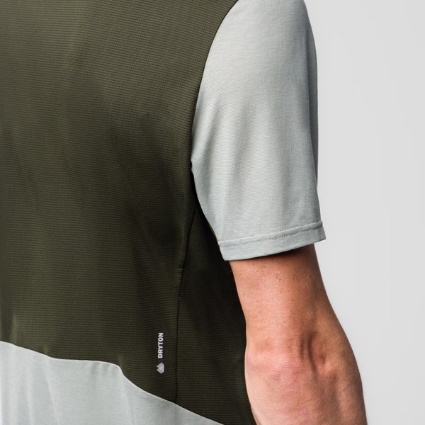 Koszulka męska Puez Hybrid Dry T-Shirt Salewa - shadow