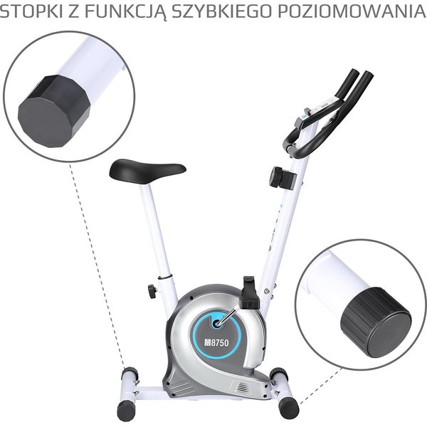 Rower magnetyczny M8750 HMS - white