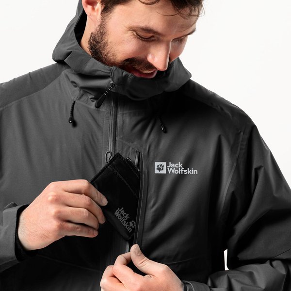 Kurtka męska Eagle Peak 2L Jack Wolfskin - czarna