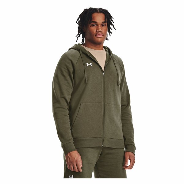 Bluza męska Rival Fleece Hoodie Under Armour - zielona