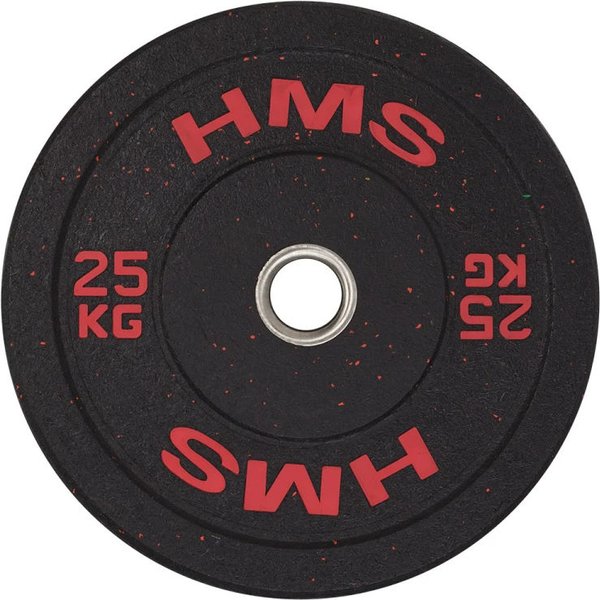 Talerz olimpijski ogumowany HTBR 25kg HMS