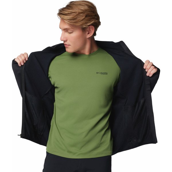 Polar męski Triple Canyon Grid Fleece FZ II Columbia - Black