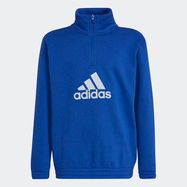 Dres juniorski Fleece Badge of Sport Adidas - niebieski