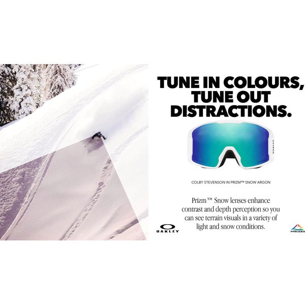 Gogle narciarskie Flight Tracker L Oakley - prizm snow black iridium Lenses,  matte black Stra