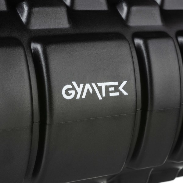 Wałek, roller do masażu EVA Gymtek - czarny/biały