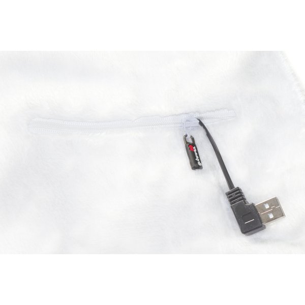 Szalik ogrzewany elektrycznie GA1 Glovii - biały