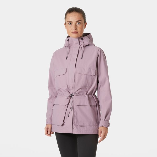 Płaszcz damski Escape Utility Raincoat Helly Hansen - purple clay