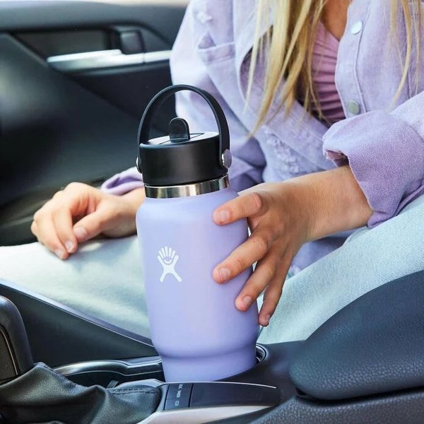 Butelka termiczna ze słomką Wide Flex Straw Travel 946ml Hydro Flask - black