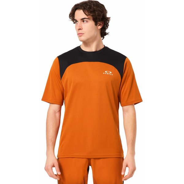 Koszulka rowerowa męska Free Ride SS Oakley - ginger