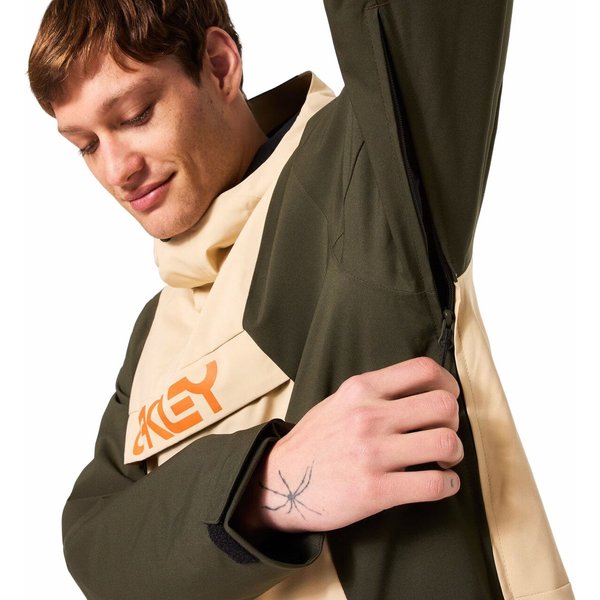 Kurtka snowboardowa męska TNP Insulated Anorak Oakley - hummus