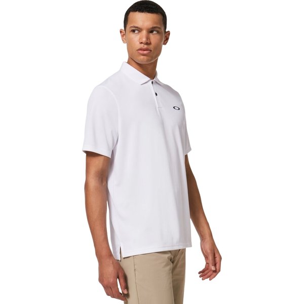 Koszulka męska polo Icon TN Protect Oakley - white