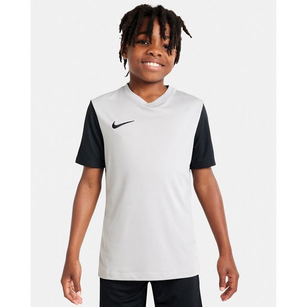 Koszulka juniorska Dri-Fit Tiempo Premier II Jersey SS Nike - szara