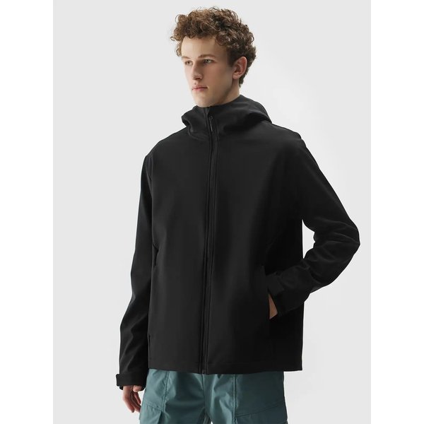 Softshell męski TSOFM324 4F - głęboka czerń