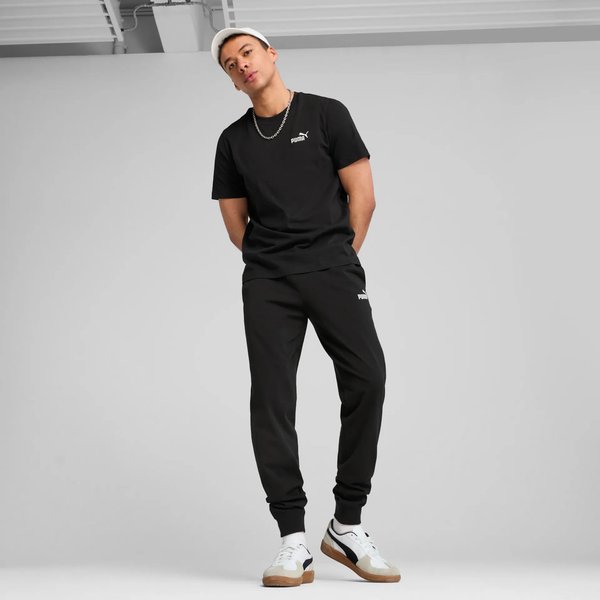 Koszulka męska Ess Small No.1 Logo Tee Puma - Black