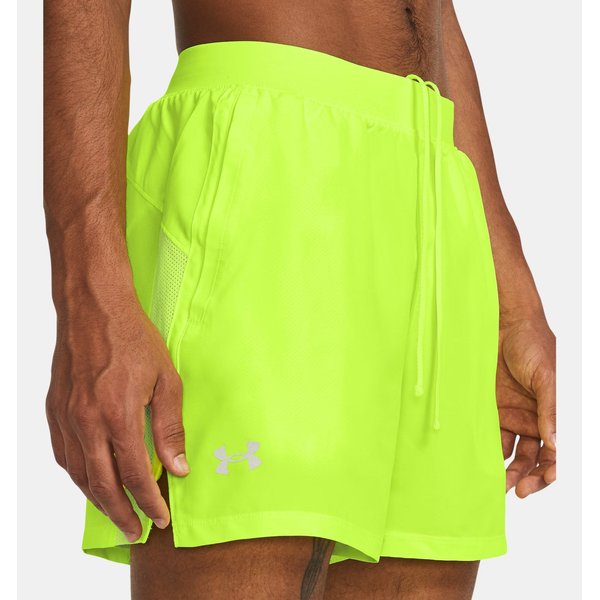 Spodenki męskie Launch 5'' Under Armour - High Vis Yellow / Reflective