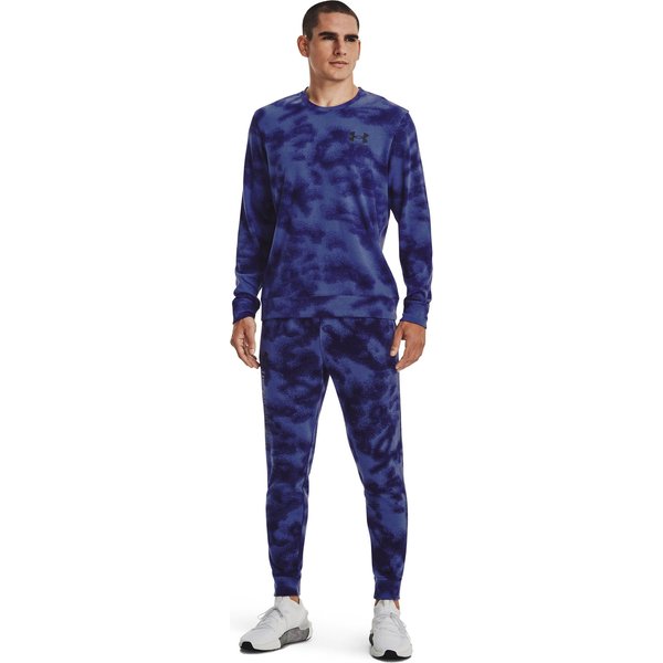 Bluza męska Rival Terry Crew Style Under Armour - niebieska